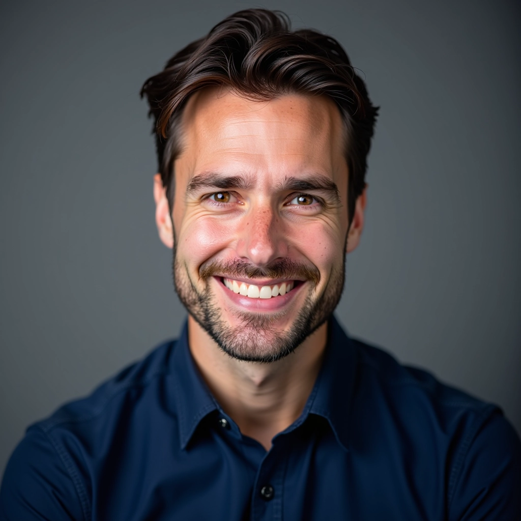 Martin Kovács, Senior Product Specialist at ltribout s.r.o., portrait photograph in professional office setting
